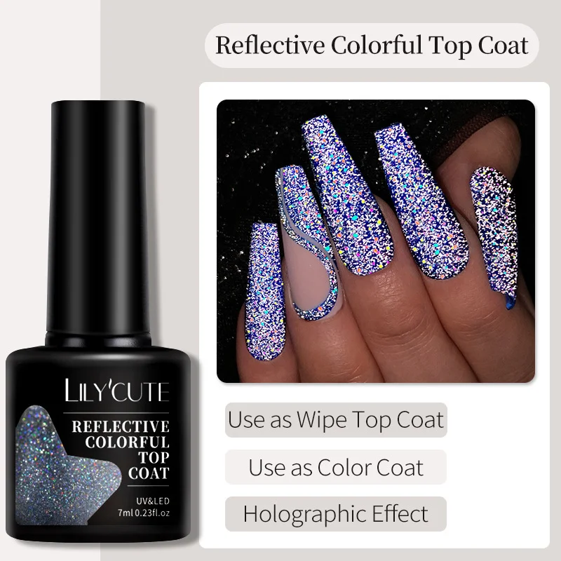 7ML Reflective Glitter Gel Nail Polish Bright Sparkling Silver Color Semi-permanent Soak Off Nail Art UV Gel Varnishes
7ML Reflective Glitter Gel Nail Polish Bright Sparkling Silver Color Semi-permanent Soak Off Nail Art UV Gel Varnishes