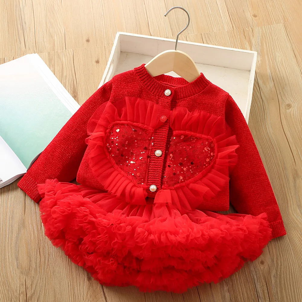 Girls' Sweater Set 2024Autumn/Winter New Korean Edition Foreigner Girls' Knitted Long Sleeve Cardigan Fluffy Skirt Set of Two
Girls' Sweater Set 2024Autumn/Winter New Korean Edition Foreigner Girls' Knitted Long Sleeve Cardigan Fluffy Skirt Set of Two