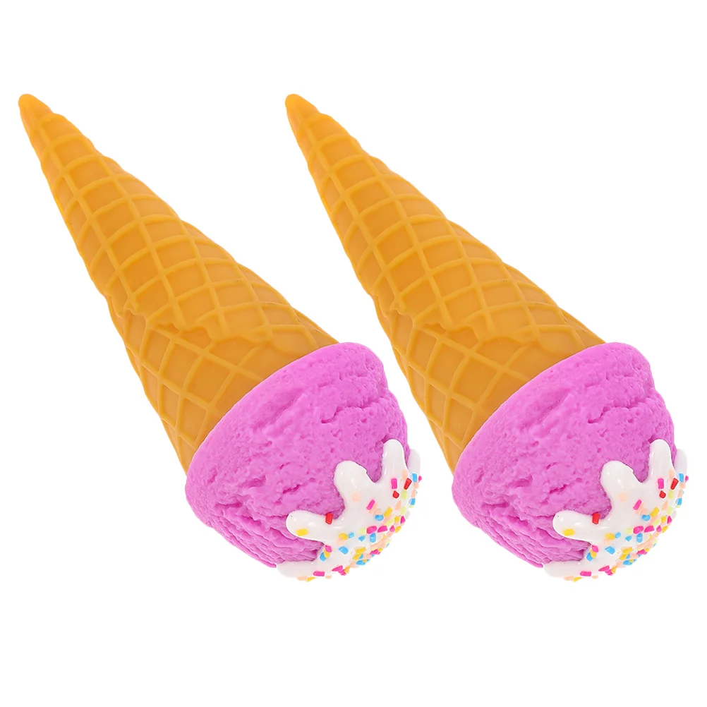 2 Pcs Ice Cream Model Fake Toy Imitation Food Dessert Shop Window Cone Decoration Plastic
2 Pcs Ice Cream Model Fake Toy Imitation Food Dessert Shop Window Cone Decoration Plastic