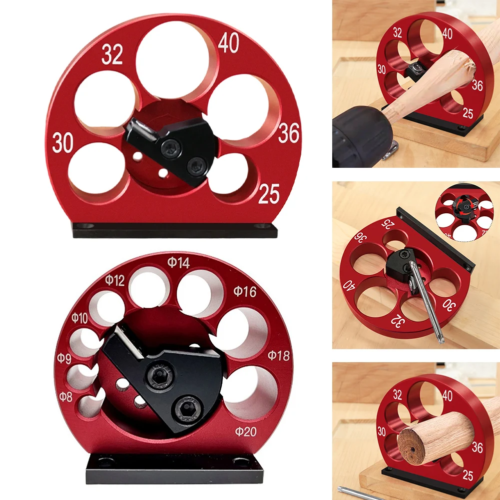 1 PC Aluminum Alloy Dowel Maker Jig 8 Holes 8-20mm/5 Holes 25-40mm Adjustable Dowel Cutter Plate Round Rod Auxiliary Tool
1 PC Aluminum Alloy Dowel Maker Jig 8 Holes 8-20mm/5 Holes 25-40mm Adjustable Dowel Cutter Plate Round Rod Auxiliary Tool