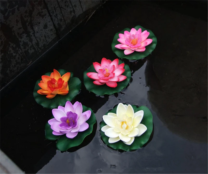 5Pcs 10cm Small Artificial Flowers EVA Lotus Water Lily Pool Floating Pool Home Fish Tank Home Garden Decoration
5Pcs 10cm Small Artificial Flowers EVA Lotus Water Lily Pool Floating Pool Home Fish Tank Home Garden Decoration