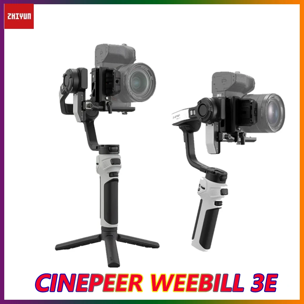 ZHIYUN CINEPEER WEEBILL 3E 3-Axis Gimbal Camera Stabilizer With Blutooth Control For DSLR Mirrorless Cameras Stabilizer
ZHIYUN CINEPEER WEEBILL 3E 3-Axis Gimbal Camera Stabilizer With Blutooth Control For DSLR Mirrorless Cameras Stabilizer