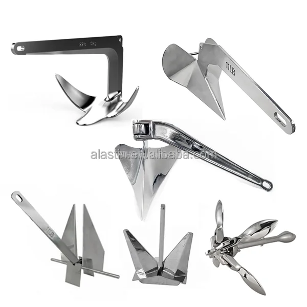 Boat Anchor 316 Stainless Steel Folding Bruce Plough Danforth Type Anchor Grapnel Marine
Boat Anchor 316 Stainless Steel Folding Bruce Plough Danforth Type Anchor Grapnel Marine