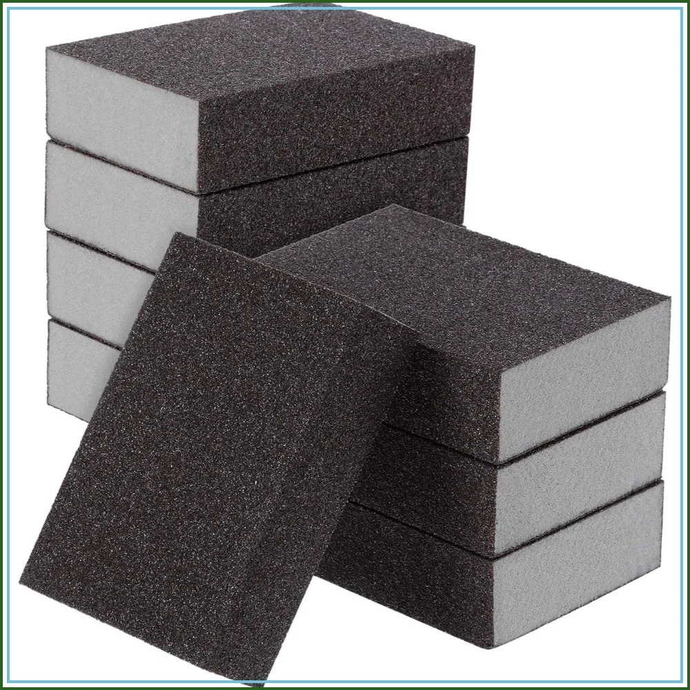 8 Pack Sanding Sponge, Reusable Sanding Blocks for Drywall, Wood, Metal, Furniture (Medium Grit 120-180)
8 Pack Sanding Sponge, Reusable Sanding Blocks for Drywall, Wood, Metal, Furniture (Medium Grit 120-180)