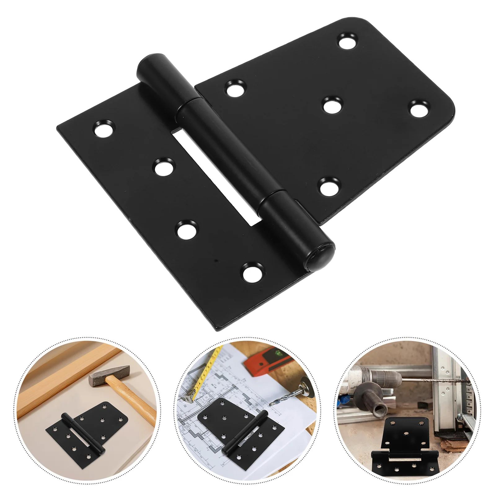 2Pcs Hinges for Wooden Doors Shed Gate Furniture Smooth Closing Carbon Steel Barn Heavy Duty Hinge Hardware
2Pcs Hinges for Wooden Doors Shed Gate Furniture Smooth Closing Carbon Steel Barn Heavy Duty Hinge Hardware