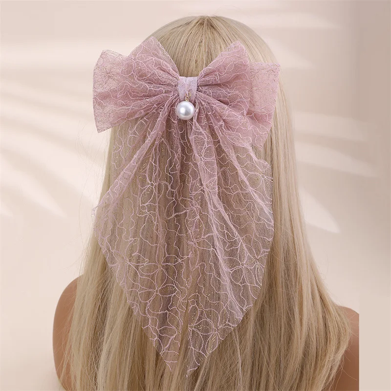 1 Pcs Ladies' Hair Clips Lace Pearl Bow Cute Kawaii Sweet Fashion Ribbon Trendy Hair Clips Girl Lolita Hair Accessories Women
1 Pcs Ladies' Hair Clips Lace Pearl Bow Cute Kawaii Sweet Fashion Ribbon Trendy Hair Clips Girl Lolita Hair Accessories Women