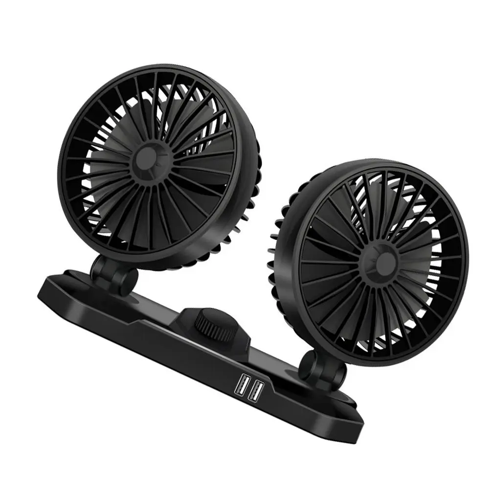 Dual Head Mini Car USB Electric Fan Double Rotating Adjustable 360 Degree Cooling Fan Vehicle Air Cooler Low Noise Energy Saving
Dual Head Mini Car USB Electric Fan Double Rotating Adjustable 360 Degree Cooling Fan Vehicle Air Cooler Low Noise Energy Saving