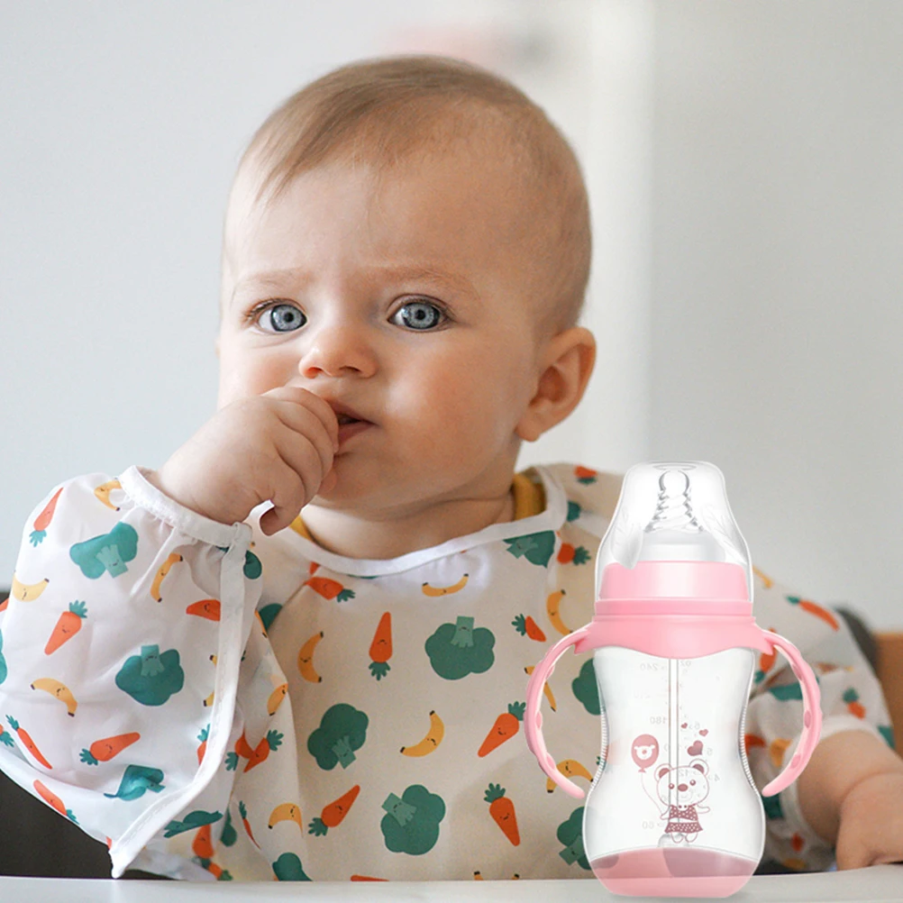 1pc 240Ml Wide Caliber Baby Milk Bottle Handle Food Safe Pp Toddler Drinking Cup For Water Milk Feeding
1pc 240Ml Wide Caliber Baby Milk Bottle Handle Food Safe Pp Toddler Drinking Cup For Water Milk Feeding