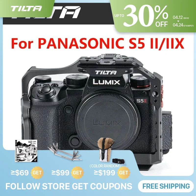Полная клетка для камеры TILTA для Panasonic LUMIX S5 II/IIX, клетка для полукамеры TA-T50-FCC TA-T50-HCC, модульная базовая пластина 15 мм LWS, тип I
Полная клетка для камеры TILTA для Panasonic LUMIX S5 II/IIX, клетка для полукамеры TA-T50-FCC TA-T50-HCC, модульная базовая пластина 15 мм LWS, тип I