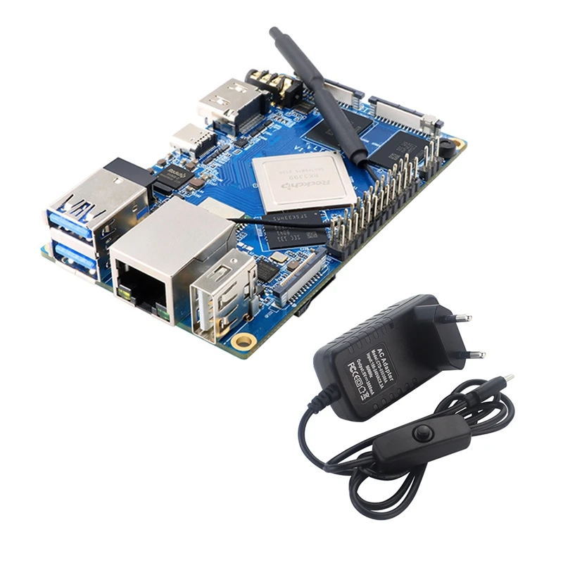 For Orange Pi 4LTS RK3399 4G RAM+16G EMMC Flash Wifi+BT5.0 Android Ubuntu Debian Development Board+Power Adapter
For Orange Pi 4LTS RK3399 4G RAM+16G EMMC Flash Wifi+BT5.0 Android Ubuntu Debian Development Board+Power Adapter