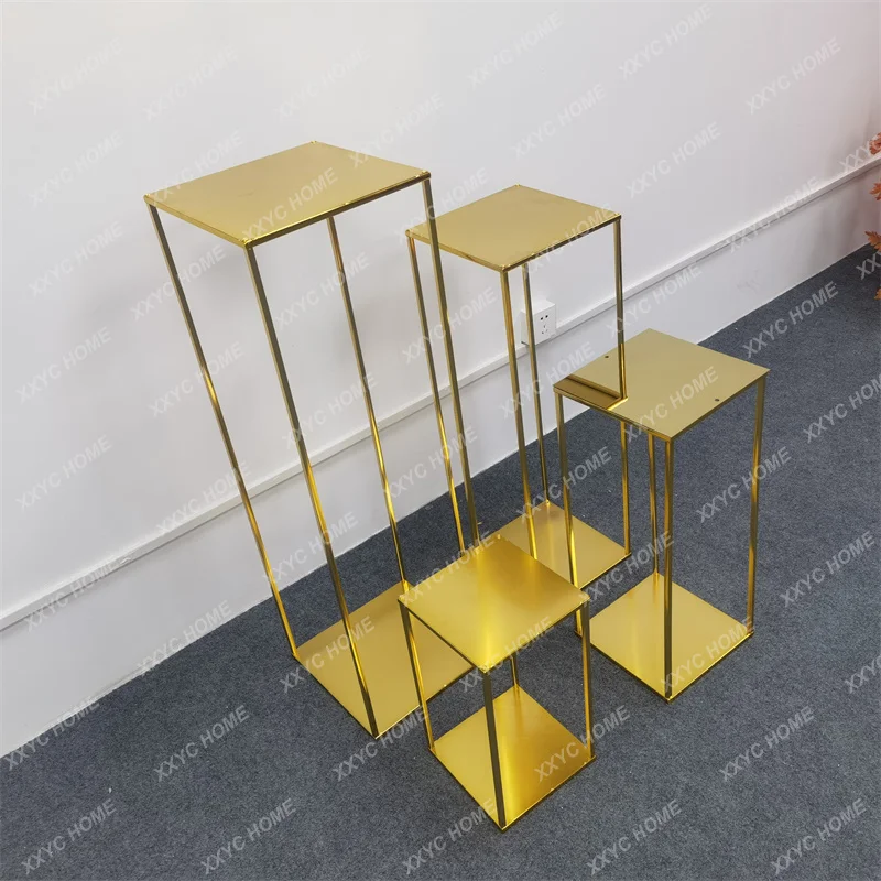 Wedding Props Golden Iron Shelf Wedding Dessert Table Cylindrical Flower Stand Decoration Geometric Road Lead Box
Wedding Props Golden Iron Shelf Wedding Dessert Table Cylindrical Flower Stand Decoration Geometric Road Lead Box