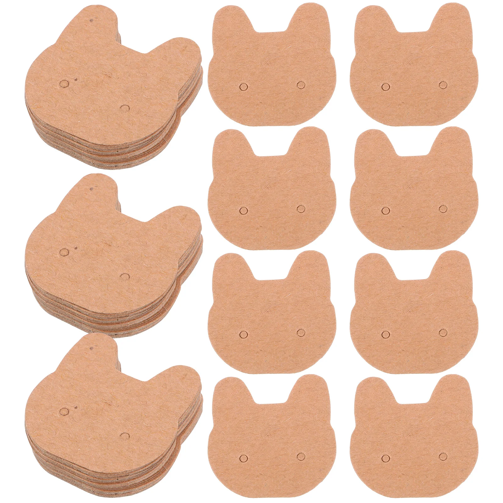 200 Pcs Kraft Paper Earring Cards Jewelry Display Tags Ear Stud Holders With Holes Packaging Storage Showcases
200 Pcs Kraft Paper Earring Cards Jewelry Display Tags Ear Stud Holders With Holes Packaging Storage Showcases