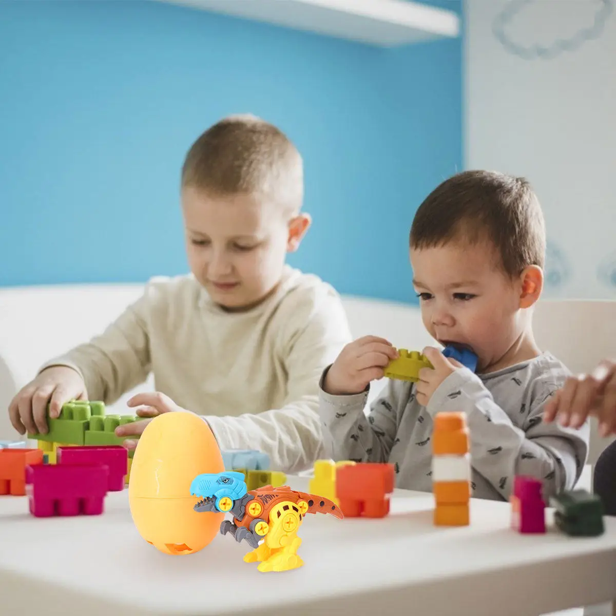 1Set Dinosaur Egg Construction Set Safe ABS Plastic DIY Disassembling Combination Plaything Enhances Motor Skills Creative
1Set Dinosaur Egg Construction Set Safe ABS Plastic DIY Disassembling Combination Plaything Enhances Motor Skills Creative