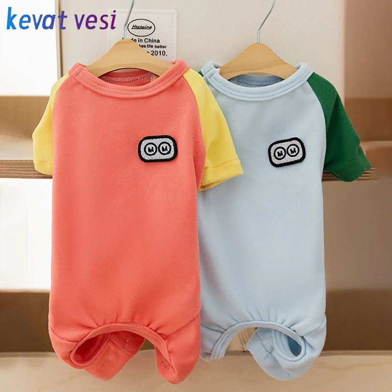 Autumn Winter Warm Dog Clothes Four-legged Color-blocking Dog Sweatshirt Soft Skin-friendly Pet Clothes for Dog Cat Pet Supplies
Autumn Winter Warm Dog Clothes Four-legged Color-blocking Dog Sweatshirt Soft Skin-friendly Pet Clothes for Dog Cat Pet Supplies