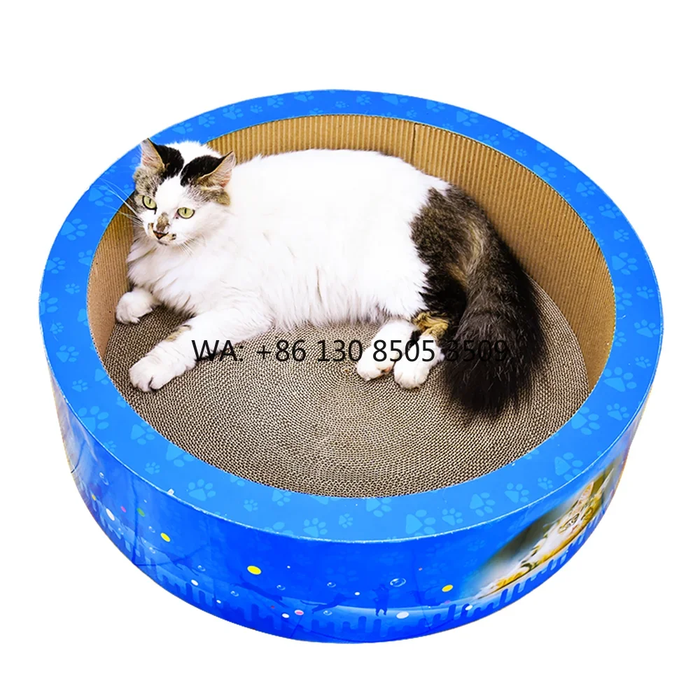 DEKU Large Size Cardboard Cats Bed Round Shape Corrugated Cat Scratcher Lounge Cat Scratching with Catnip Free
DEKU Large Size Cardboard Cats Bed Round Shape Corrugated Cat Scratcher Lounge Cat Scratching with Catnip Free
