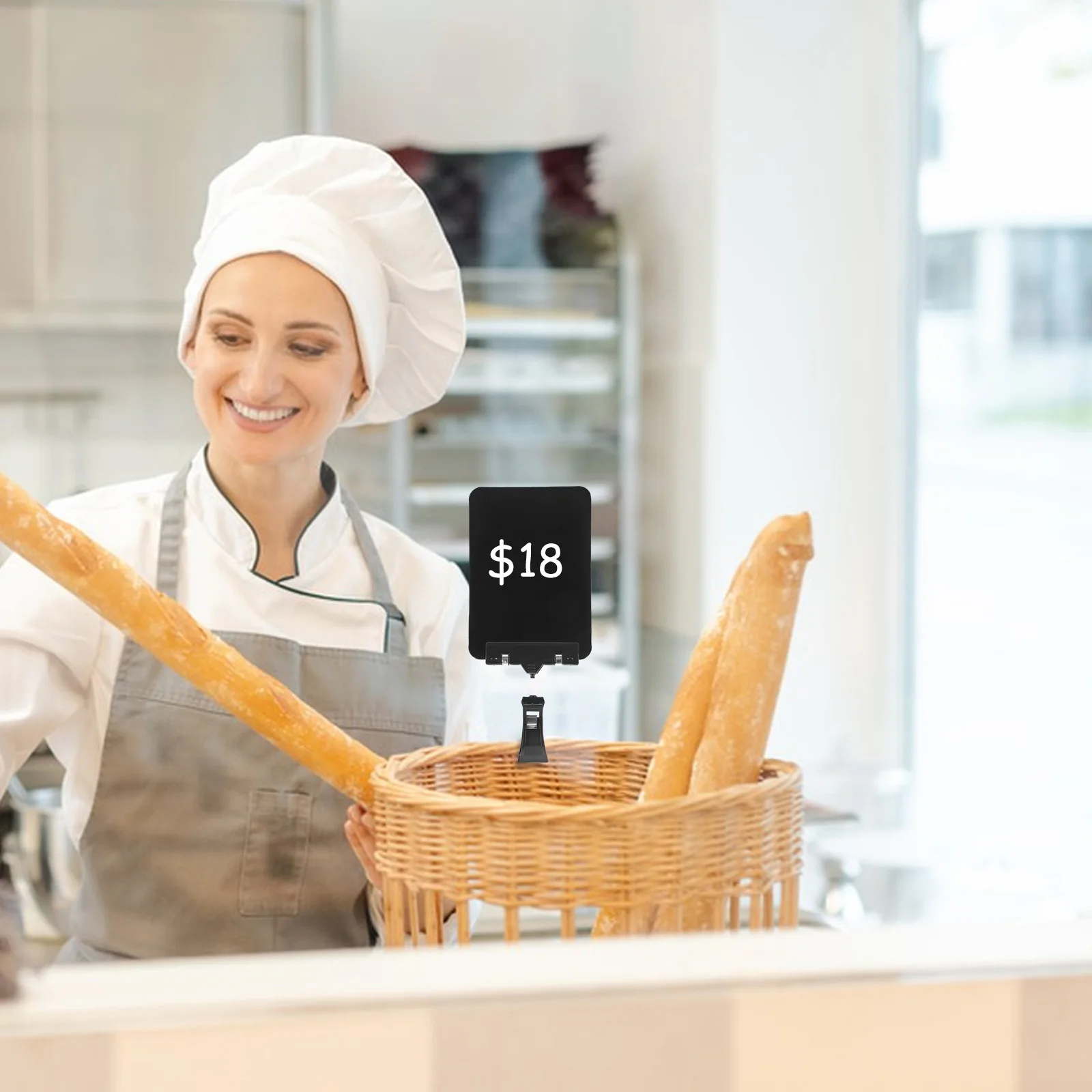 10pcs Erasable Price Tags A6 Blackboard Clips for Fruit Shop Supermarket Merchandise Display Price Label Holder
10pcs Erasable Price Tags A6 Blackboard Clips for Fruit Shop Supermarket Merchandise Display Price Label Holder