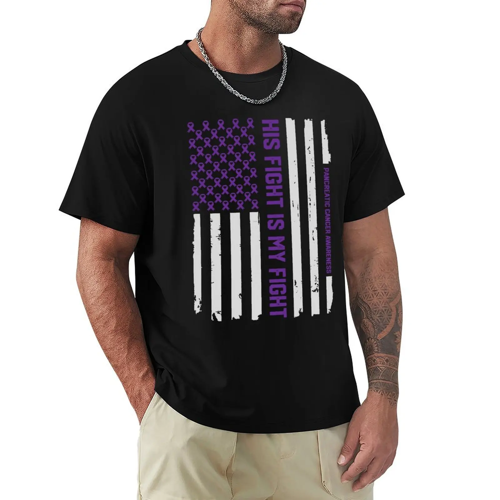 Purple Pancreatic Cancer Awareness Ribbon T-Shirt Funny t-shirt cute clothes compression shirt men
Purple Pancreatic Cancer Awareness Ribbon T-Shirt Funny t-shirt cute clothes compression shirt men