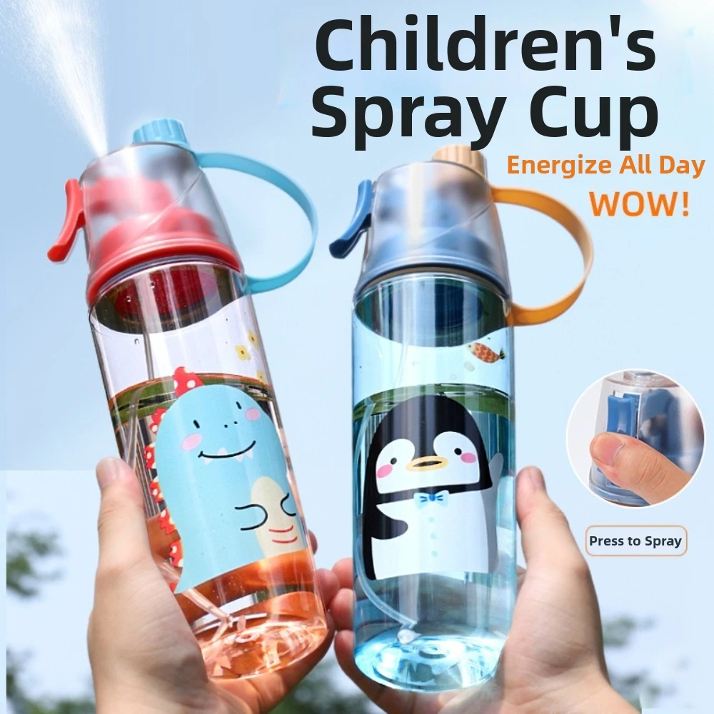 Cartoon Sports Water Cups Transparent Leak-Proof Plastic Water Bottles with Spray Function 600ml Fitness Drinking Cups Outdoor
Cartoon Sports Water Cups Transparent Leak-Proof Plastic Water Bottles with Spray Function 600ml Fitness Drinking Cups Outdoor