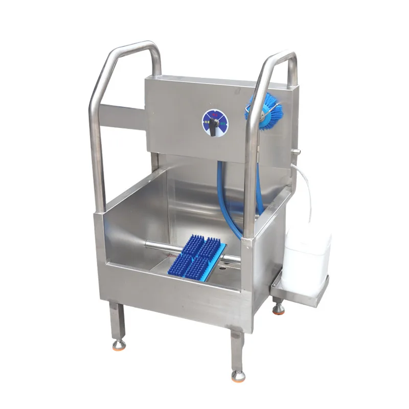 Stainless Steel Boot Washer, Sanitizing Equipment for Food Factory Cleanroom, Handheld Boot Cleaner
Stainless Steel Boot Washer, Sanitizing Equipment for Food Factory Cleanroom, Handheld Boot Cleaner