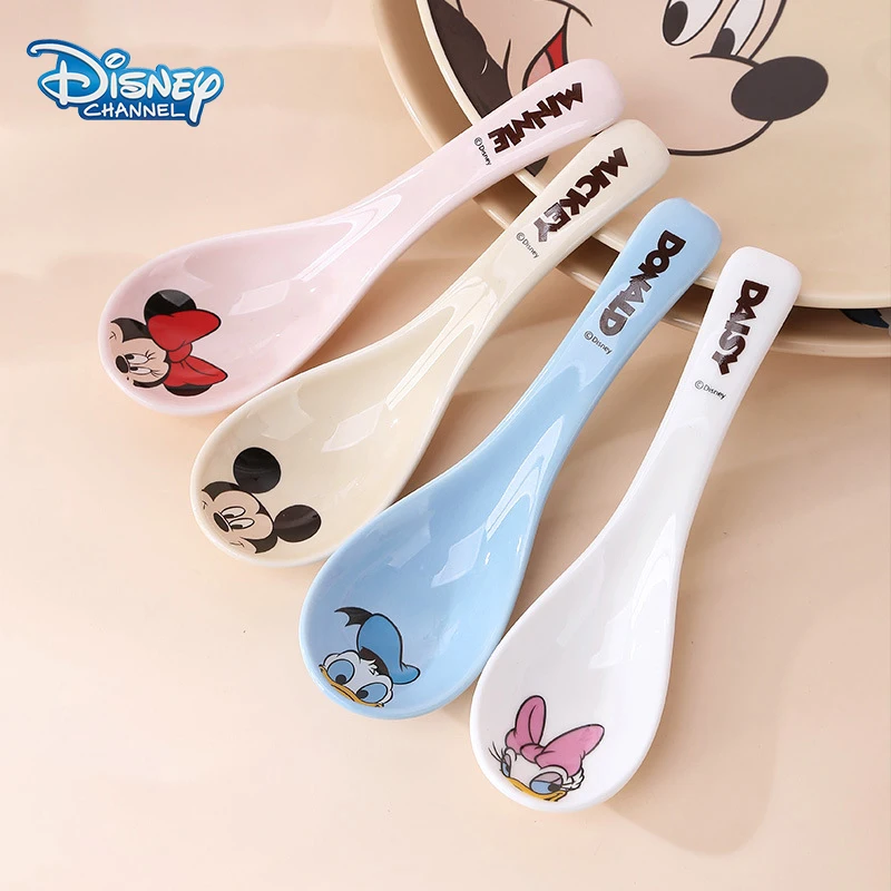 Disney Mickey Minnie Baby Ceramic Soup Spoon Kawaii Cartoon Donald Daisy Duck Coffe Spoon Cake Fruit Salad Spoon Kid's Tableware
Disney Mickey Minnie Baby Ceramic Soup Spoon Kawaii Cartoon Donald Daisy Duck Coffe Spoon Cake Fruit Salad Spoon Kid's Tableware