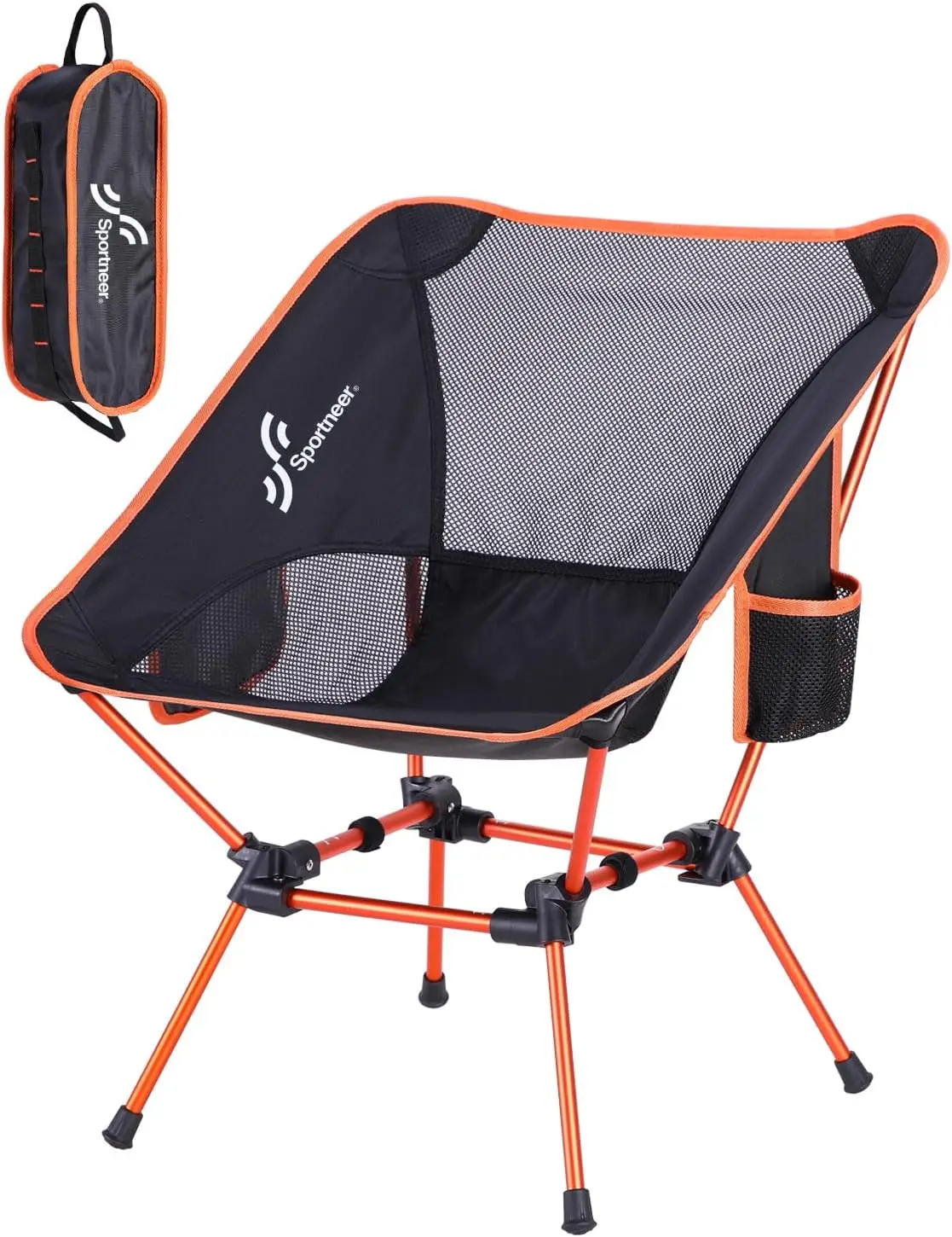 Lightweight Folding Camping Chair with Pockets & Storage Bag - Orange
Lightweight Folding Camping Chair with Pockets & Storage Bag - Orange
