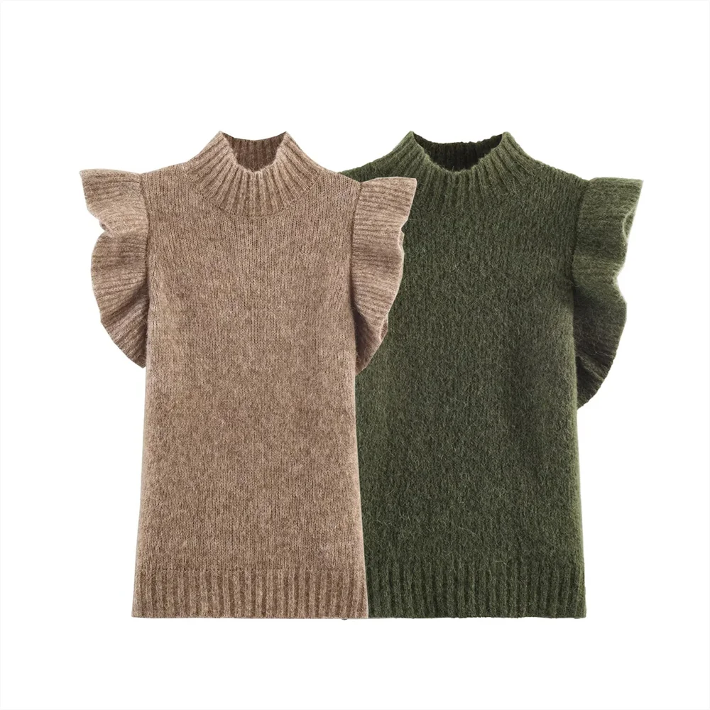 Новинка 2026: Женский вязаный жилет-свитер без рукавов с высоким воротом, многослойный, декоративный, в стиле французского минимализма
Новинка 2026: Женский вязаный жилет-свитер без рукавов с высоким воротом, многослойный, декоративный, в стиле французского минимализма