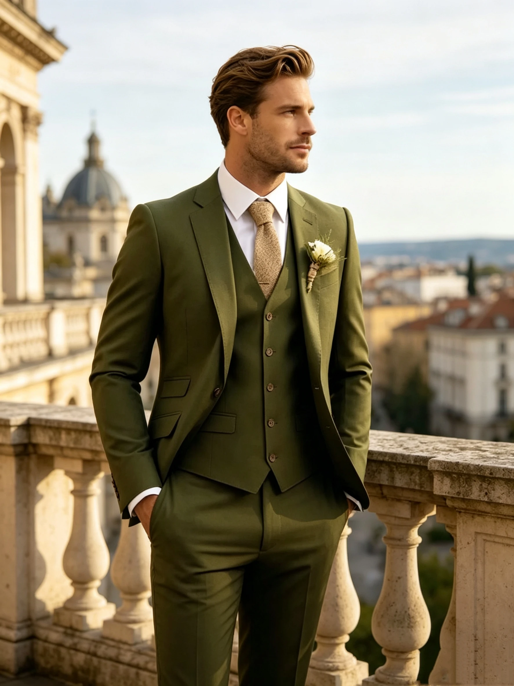 Elegant 3piece Suit for Men Notch Lapel Blazer Vest and Pant Set Stylish Tuxedo Suits for Men Wedding Dresses Business Outfits
Elegant 3piece Suit for Men Notch Lapel Blazer Vest and Pant Set Stylish Tuxedo Suits for Men Wedding Dresses Business Outfits