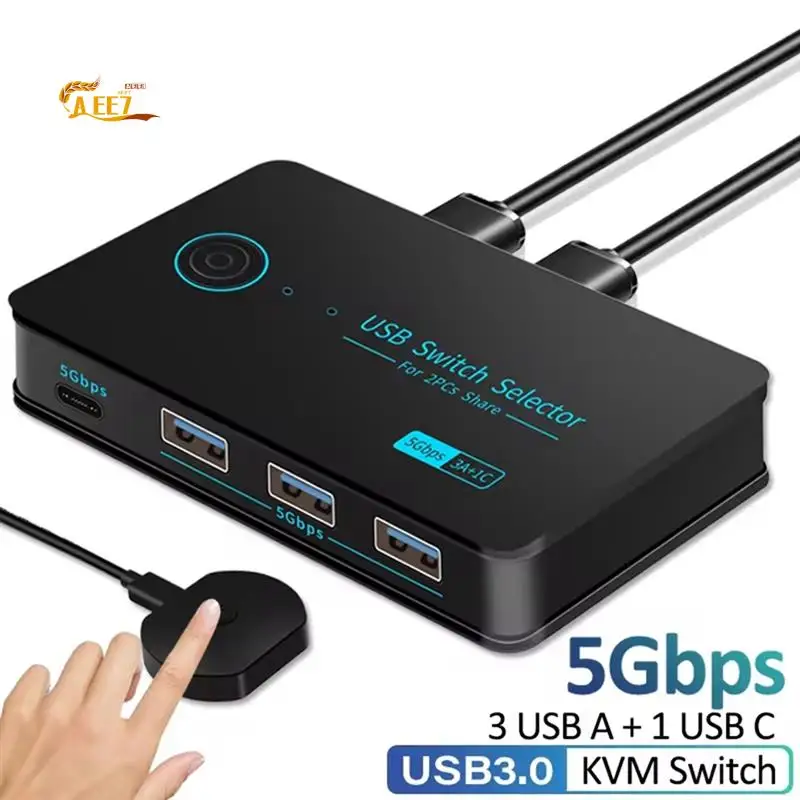 AEE7-Новый KVM-переключатель USB3.0, переключатель горячей клавиши для ПК, клавиатуры, мыши, принтера, 2 шт., совместный 4 устройства, общий контроллер 5 Гбит/с
AEE7-Новый KVM-переключатель USB3.0, переключатель горячей клавиши для ПК, клавиатуры, мыши, принтера, 2 шт., совместный 4 устройства, общий контроллер 5 Гбит/с