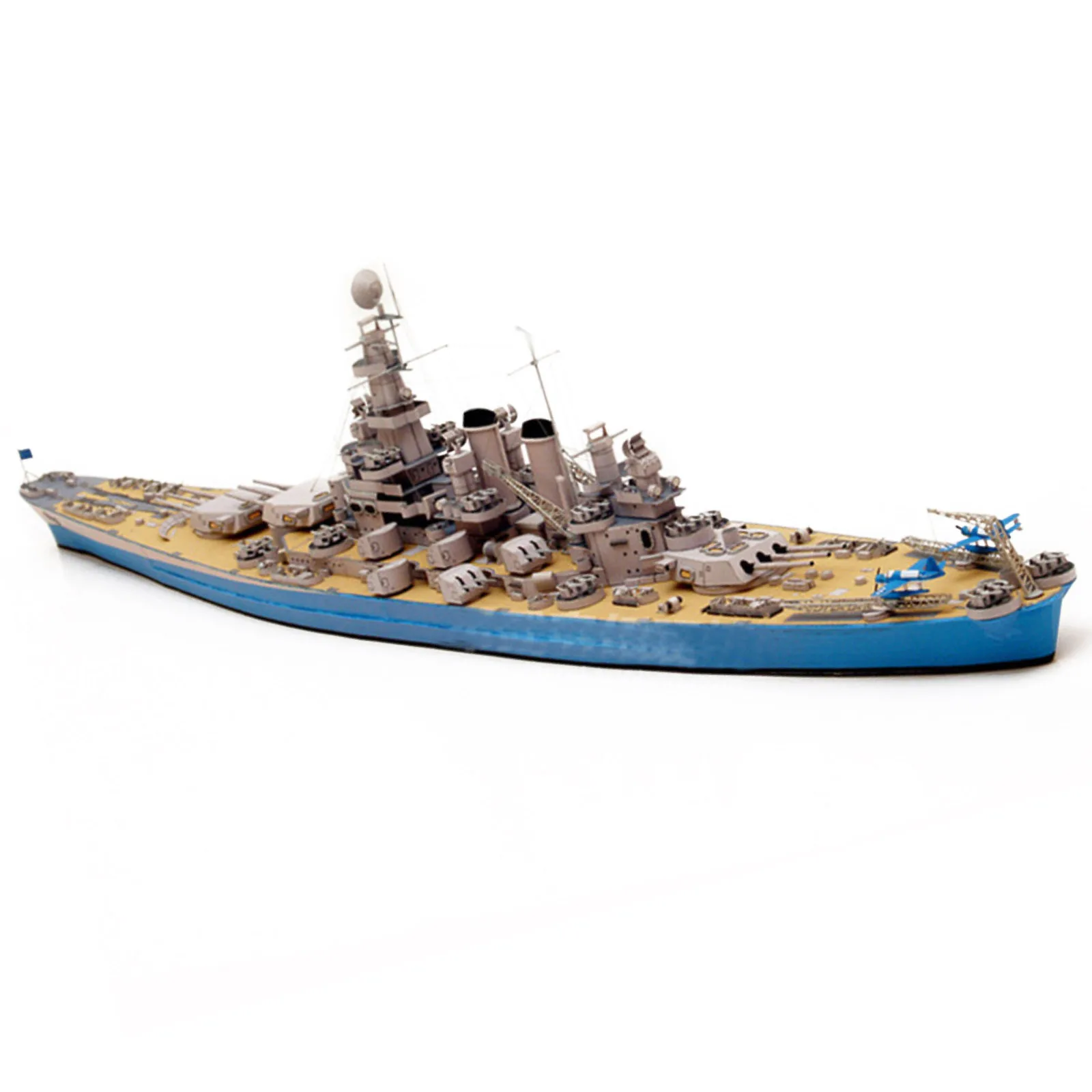DIY 3D 1:400 USS North Carolina BB-55 Paper Model Battleship Miltary Model Handcraft Assembly Kit Beginner Friendly Handmade
DIY 3D 1:400 USS North Carolina BB-55 Paper Model Battleship Miltary Model Handcraft Assembly Kit Beginner Friendly Handmade