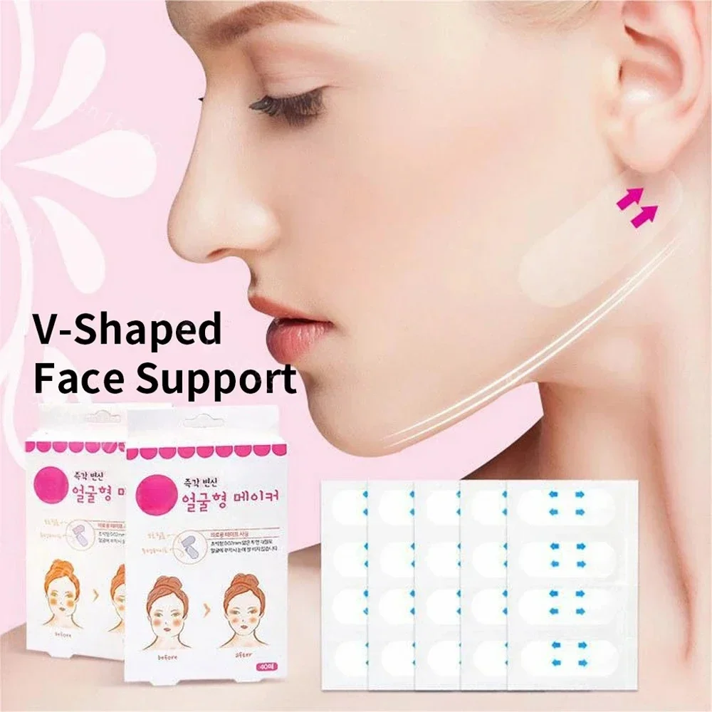 40Pcs/10Sheets V Lift Face Sticker Invisible Makeup Adhesive Lift Face Tape Slim Patch Breathable Sticker Lifting Tighten Chin
40Pcs/10Sheets V Lift Face Sticker Invisible Makeup Adhesive Lift Face Tape Slim Patch Breathable Sticker Lifting Tighten Chin