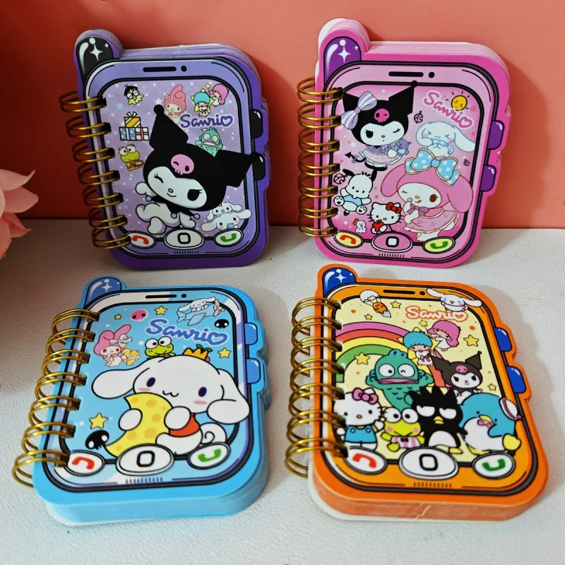 12 шт./лот, блокноты Sanrio Kuromi Melody Cinnamoroll на пружине, милые портативные записные книжки, ежедневники, канцелярские товары, школьные принадлежности
12 шт./лот, блокноты Sanrio Kuromi Melody Cinnamoroll на пружине, милые портативные записные книжки, ежедневники, канцелярские товары, школьные принадлежности