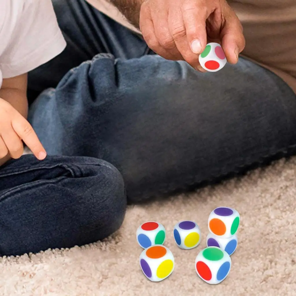 Blank Six Sided 16mm Acrylic Dice Set Multicolor Teaching Dice Family Game Dice for Party Activities
Blank Six Sided 16mm Acrylic Dice Set Multicolor Teaching Dice Family Game Dice for Party Activities