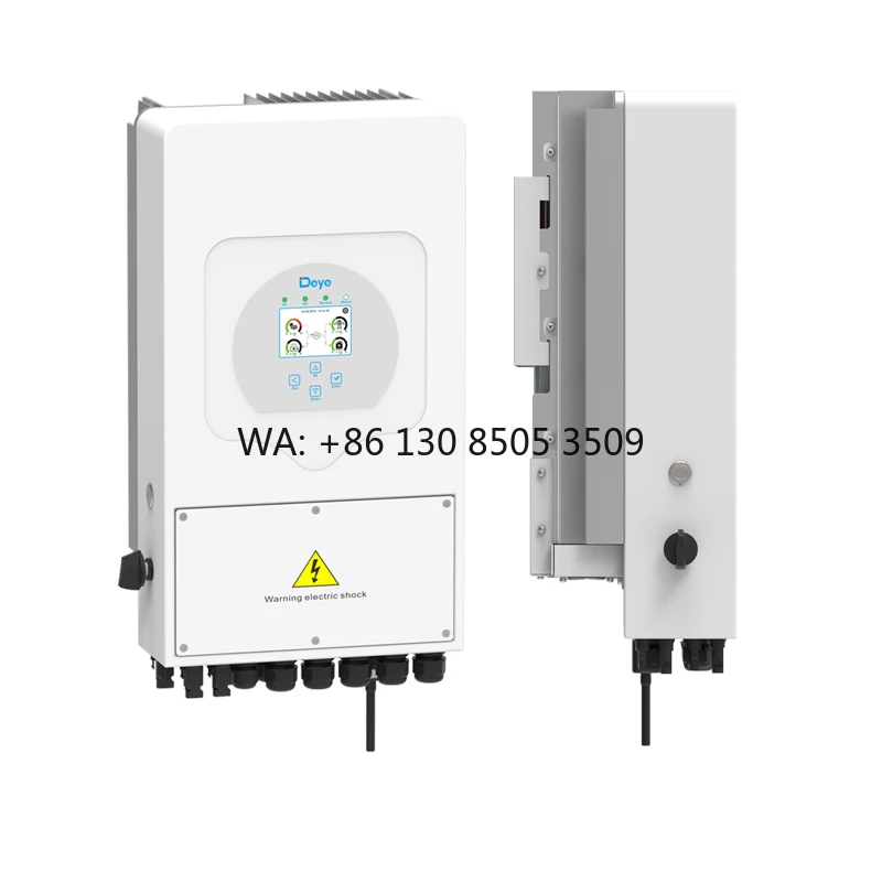 Deye Single Phase 6KW 8KW 10KW 220V 230V Hybrid Solar Inverter with MPPT Charge Controller for Home Use
Deye Single Phase 6KW 8KW 10KW 220V 230V Hybrid Solar Inverter with MPPT Charge Controller for Home Use