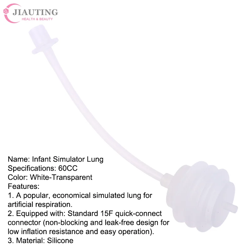 Test Lung Infant Simulated Lung Infant Test Lung Breathing Machine For Respiratory Anesthesia Neonatal Simulated Lungs Silicone
Test Lung Infant Simulated Lung Infant Test Lung Breathing Machine For Respiratory Anesthesia Neonatal Simulated Lungs Silicone