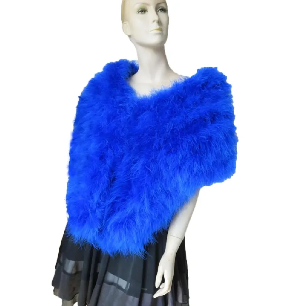 Women's Wraps Real Ostrich Fur Scarves Female Winter Cape/ Royal Blue Fashion Winter
Women's Wraps Real Ostrich Fur Scarves Female Winter Cape/ Royal Blue Fashion Winter