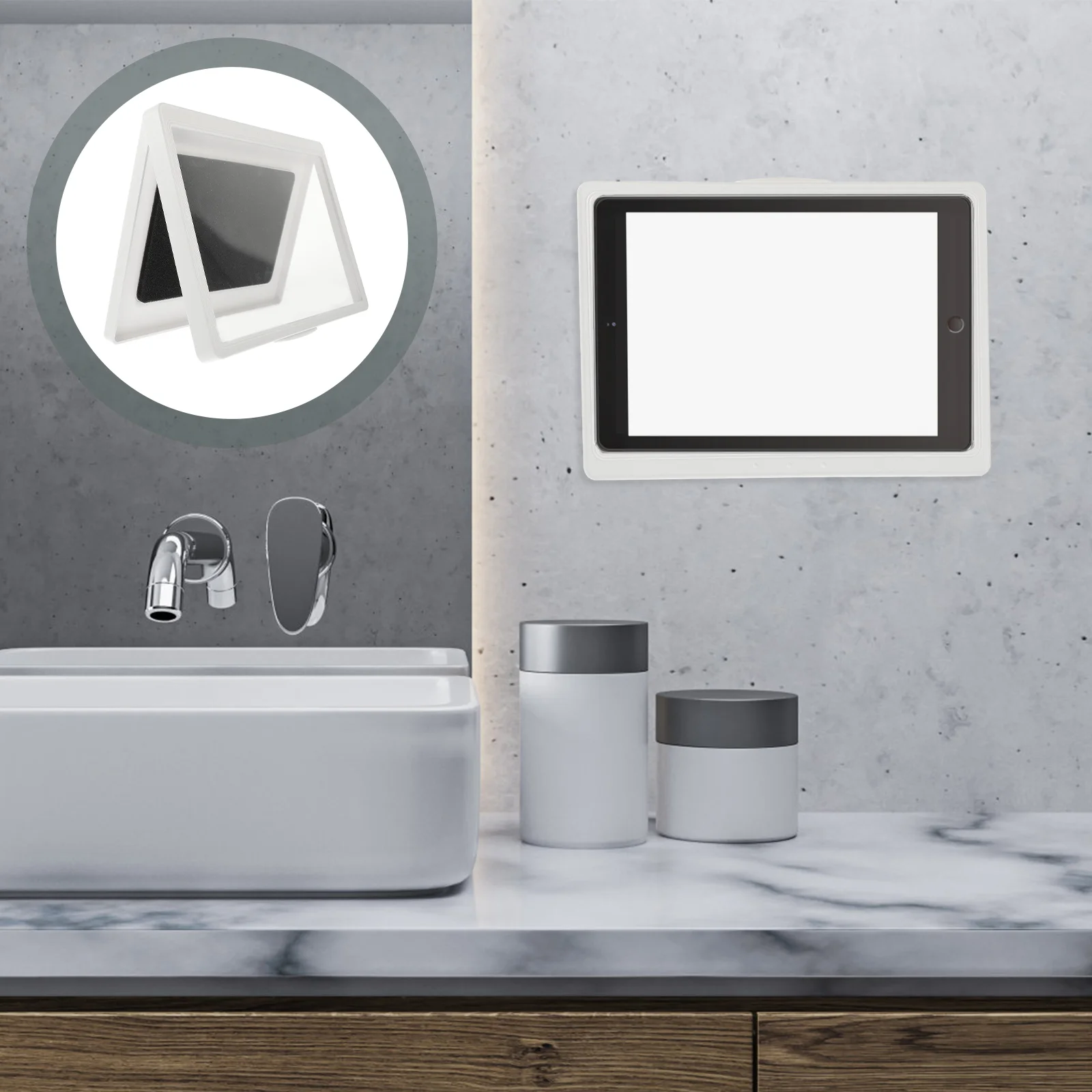 Bathroom Holder Tablet Shower for Home Wall-mounted Stand The Pet Support Office Bracket
Bathroom Holder Tablet Shower for Home Wall-mounted Stand The Pet Support Office Bracket