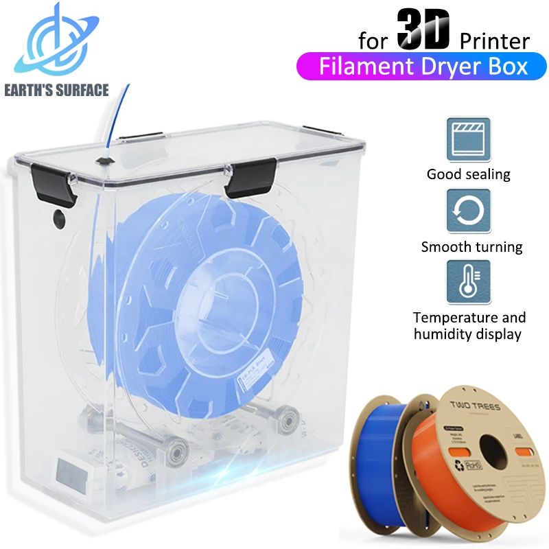 Filament Dry Box Storage Hot-Air Heating Storage Box Holder 1Kg Filament Printing Material for All FDM 3D Printer Accessories
Filament Dry Box Storage Hot-Air Heating Storage Box Holder 1Kg Filament Printing Material for All FDM 3D Printer Accessories