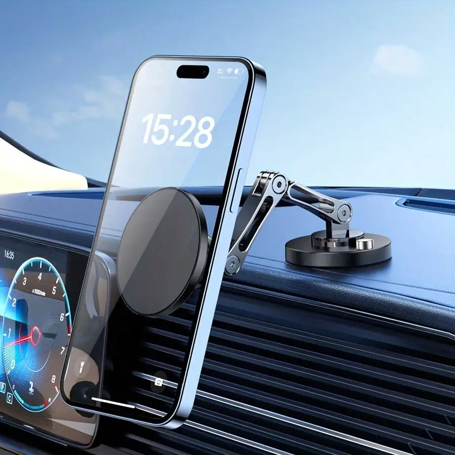 Magnetic Car Phone Holder, Strong Magnet Mount, Hands-Free Dashboard Phone Holder, Suitable For IPhone 17 16 15 14 13 12 Pro Max Plus, Magnetic Phone Case, 360° Rotation, Horizontal & Vertical Adjustment, One-Hand Operation
Magnetic Car Phone Holder, Strong Magnet Mount, Hands-Free Dashboard Phone Holder, Suitable For IPhone 17 16 15 14 13 12 Pro Max Plus, Magnetic Phone Case, 360° Rotation, Horizontal & Vertical Adjustment, One-Hand Operation