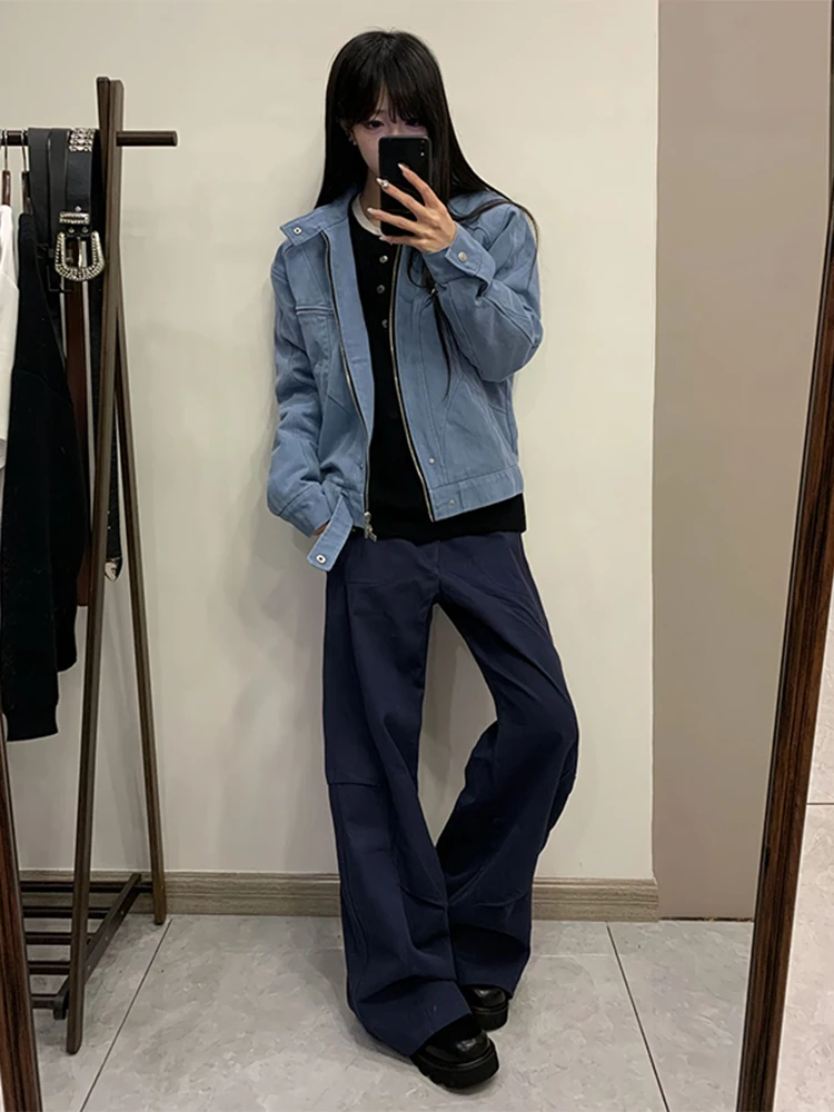 Мужская джинсовая куртка-харрингтон с воротником-стойкой, весна-осень, в американском ретро-стиле, свободного кроя, не требующая глажки
Мужская джинсовая куртка-харрингтон с воротником-стойкой, весна-осень, в американском ретро-стиле, свободного кроя, не требующая глажки