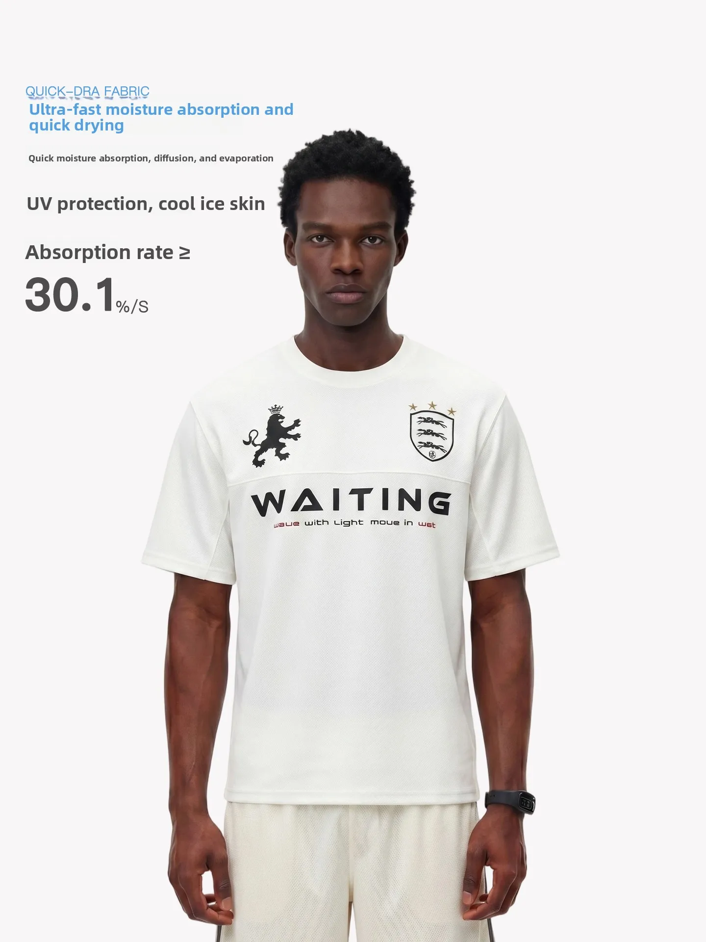 Quick Dry Short Sleeve Men's T-shirt Waitingwave New 2026 Summer Sport Half Sleeve Printed Casual round Neck Polyester Fiber
Quick Dry Short Sleeve Men's T-shirt Waitingwave New 2026 Summer Sport Half Sleeve Printed Casual round Neck Polyester Fiber