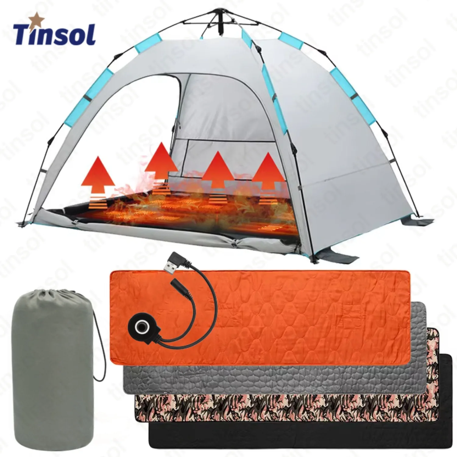 Новый уличный USB-матрас с подогревом TINSOL, электрический греющий коврик для кемпинга, матрас-спальник с подогревом
Новый уличный USB-матрас с подогревом TINSOL, электрический греющий коврик для кемпинга, матрас-спальник с подогревом