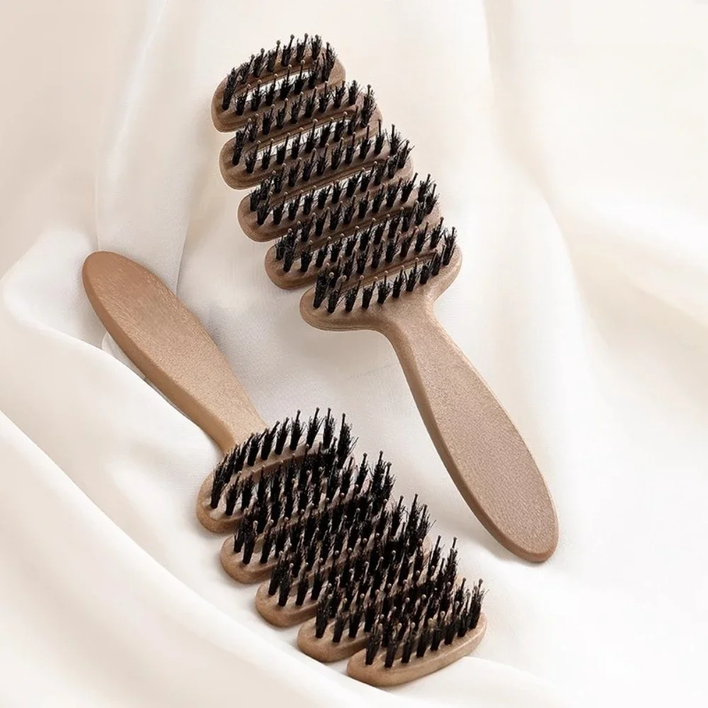 Boar Bristle Paddle Hair Brush Anti Static Comb Hairdressing Massage Comb Curly Hairbrush Salon Hair Styling Tools Makeup Tools
Boar Bristle Paddle Hair Brush Anti Static Comb Hairdressing Massage Comb Curly Hairbrush Salon Hair Styling Tools Makeup Tools