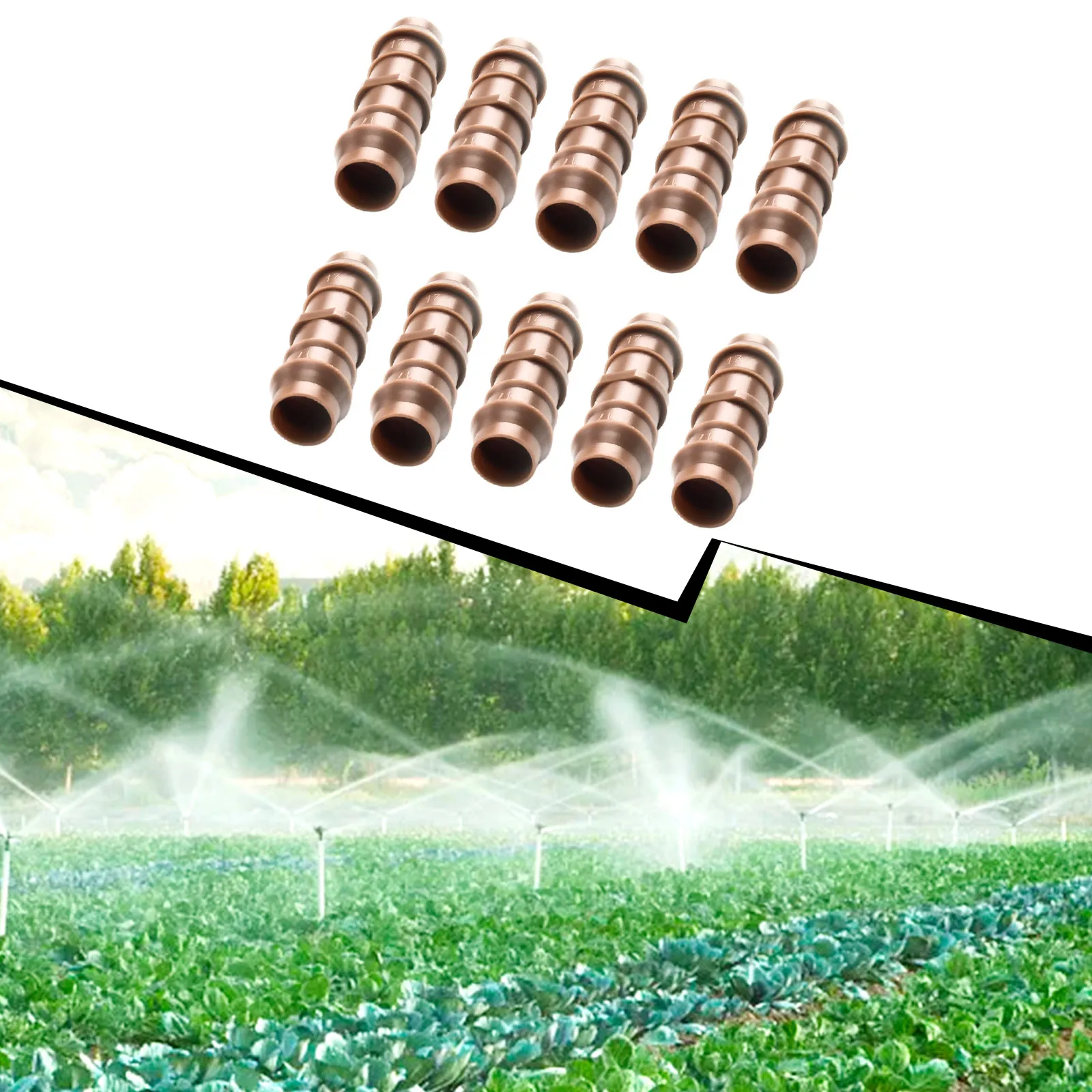 10pcs 1/2inch Coupling Drip Irrigation Fitting Barbed Drip Line Coupler Connector Accessories High-Quality Replacement
10pcs 1/2inch Coupling Drip Irrigation Fitting Barbed Drip Line Coupler Connector Accessories High-Quality Replacement