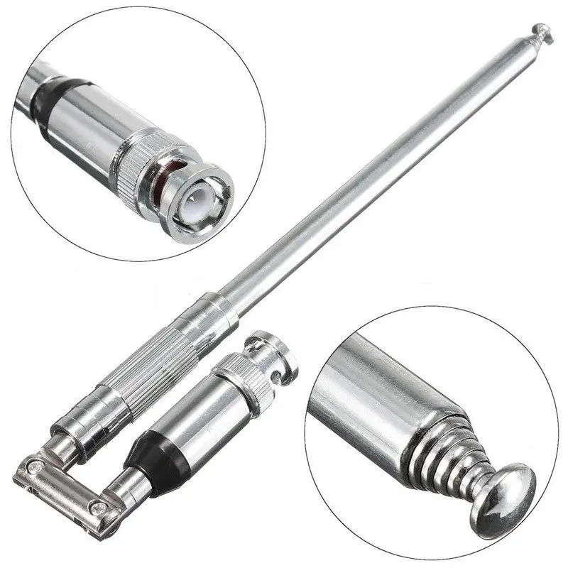 Антенна BNC, радиоприемник, FM-радио, нержавеющая сталь для авиационного переговорного устройства BNC, 118-136 МГц, бытовая электроника
Антенна BNC, радиоприемник, FM-радио, нержавеющая сталь для авиационного переговорного устройства BNC, 118-136 МГц, бытовая электроника