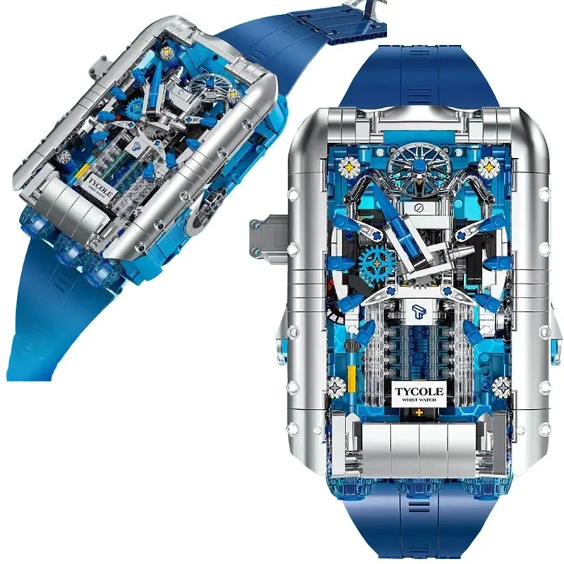 1006PCS Technology 3D Skeleton Mechanical Watch Model Building Blocks Creative Assemble Bricks Toy Gift For Children Adult
1006PCS Technology 3D Skeleton Mechanical Watch Model Building Blocks Creative Assemble Bricks Toy Gift For Children Adult