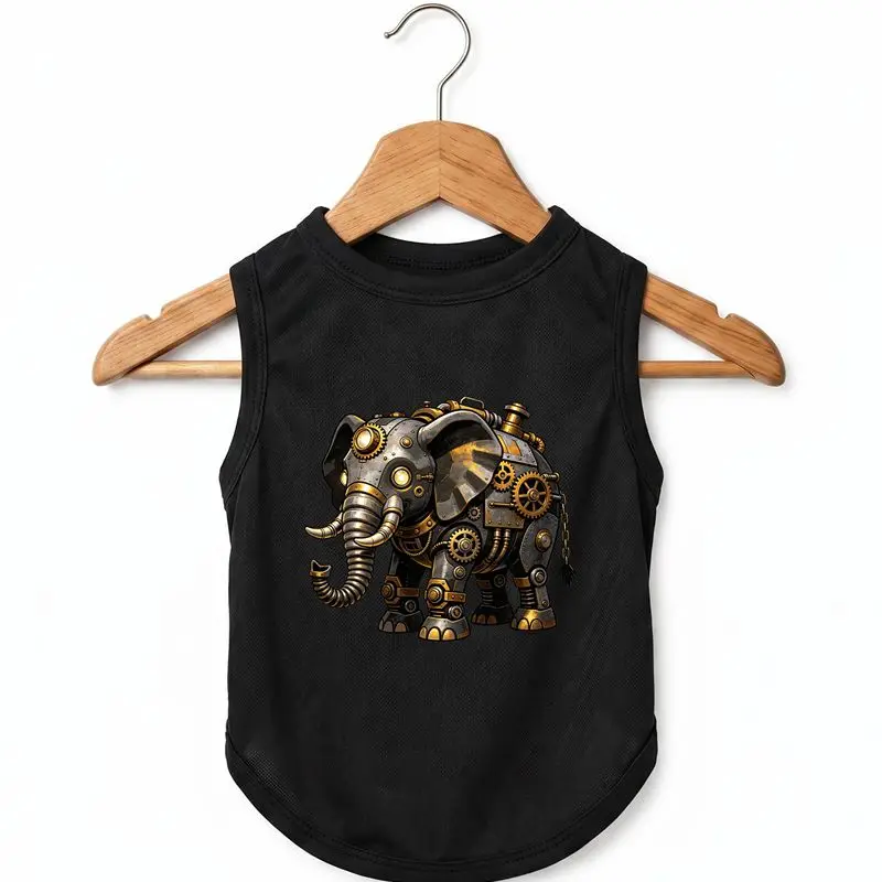 Steampunk Elephant Dog Vest Summer Cooling Shirt | Pet Puppy Tank Top
Steampunk Elephant Dog Vest Summer Cooling Shirt | Pet Puppy Tank Top