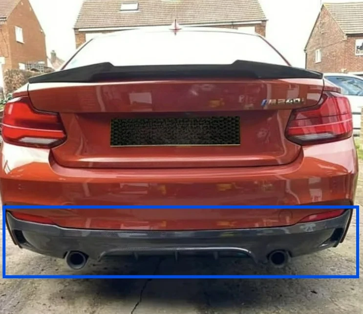 Weather-Resistant FORBMW F87 M2 F22 M235i F23 M230i Exo Style Carbon Fiber Rear Bumper Diffuser
Weather-Resistant FORBMW F87 M2 F22 M235i F23 M230i Exo Style Carbon Fiber Rear Bumper Diffuser