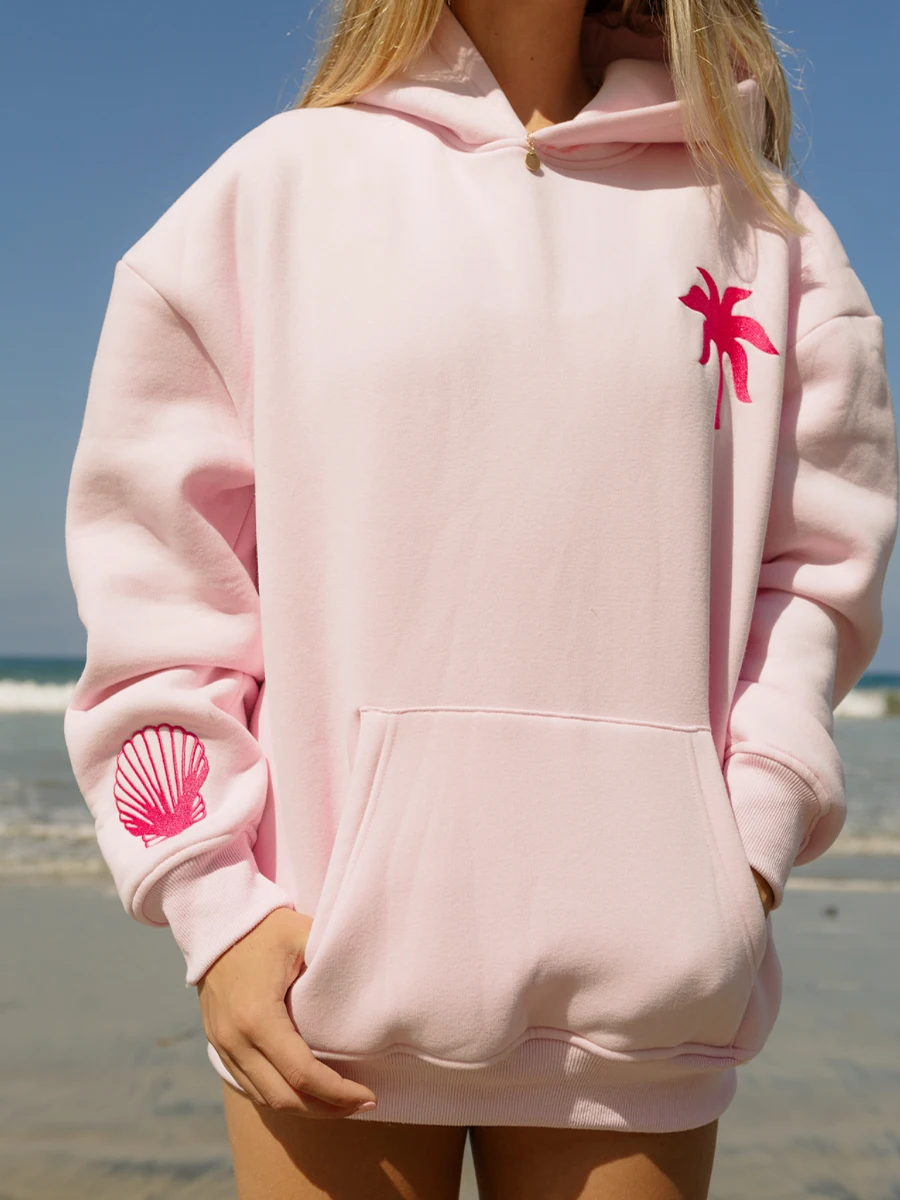 Women’s Beach Hoodies Long Sleeve Flower Embroidery Oversized Sweatshirts Streetwear Tops
Women’s Beach Hoodies Long Sleeve Flower Embroidery Oversized Sweatshirts Streetwear Tops