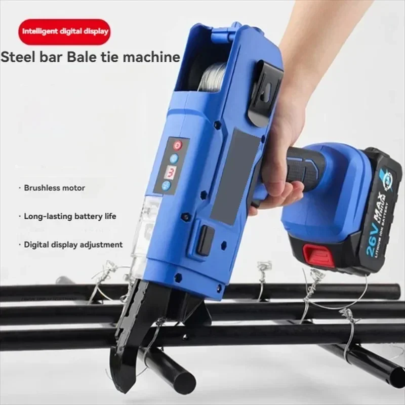 【specialized】Rebar Tier Binding Machine 8-32/30-58mm 2200/5200mAh Automatic Rebar Tying with 2 Battery Wire Pliers Electric Tyin
【specialized】Rebar Tier Binding Machine 8-32/30-58mm 2200/5200mAh Automatic Rebar Tying with 2 Battery Wire Pliers Electric Tyin