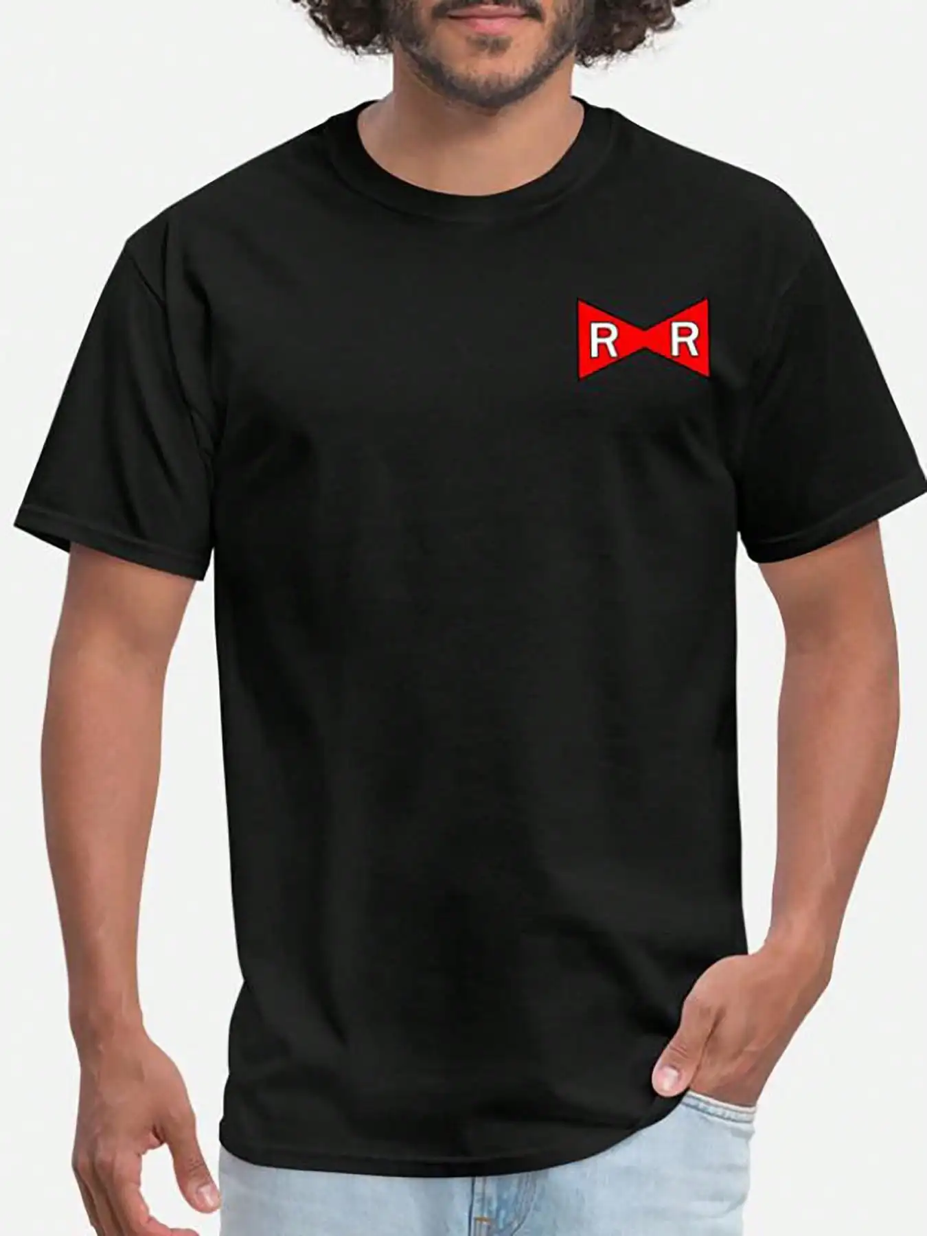 Android 17 Red Ribbon Army-603 Funny Men's Short Sleeve Pattern T-Shirt Series Black
Android 17 Red Ribbon Army-603 Funny Men's Short Sleeve Pattern T-Shirt Series Black